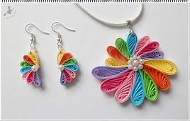 Quilling Jewelry Making image